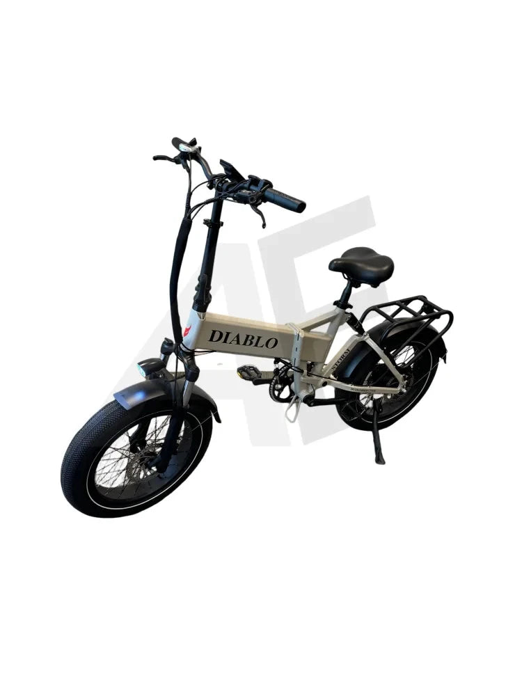 Diablo Storm Fatbike Vouwfiets Met Hydraulische Remmen - Fashion Grey Diablo Fatbike