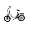 Windgoo E20 - Elektrische Fatbike-Vouwfiets - Crème - 20x3 inch - 120 kg Draagvermogen - Accu 450Wh (36V, 12.5Ah) - 250W Motor - 7 Shimano Versnellingen - Dubbele Schijfremmen - AE-trading