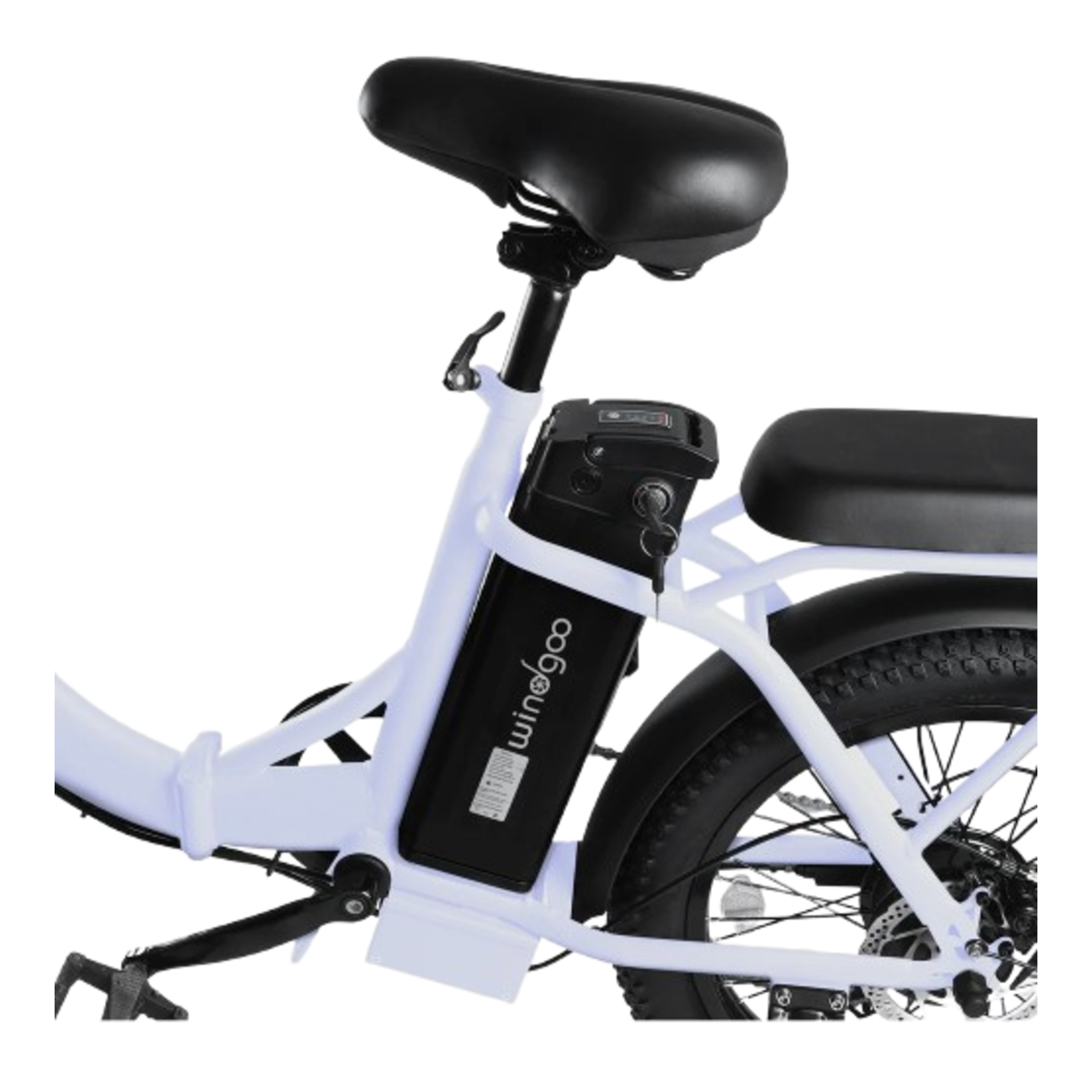 Windgoo E20 - Elektrische Fatbike-Vouwfiets - Lichtpaars - 20x3 inch - 120 kg Draagvermogen - Accu 450Wh (36V, 12.5Ah) - 250W Motor - 7 Shimano Versnellingen - Dubbele Schijfremmen - AE-trading