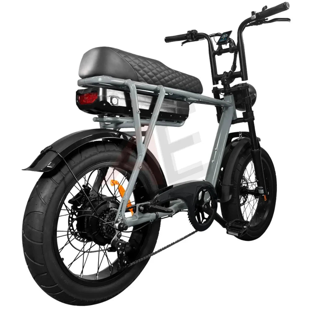 EB2 Fatbike Italy Grey met hydraulische remmen en alarm AE-trading