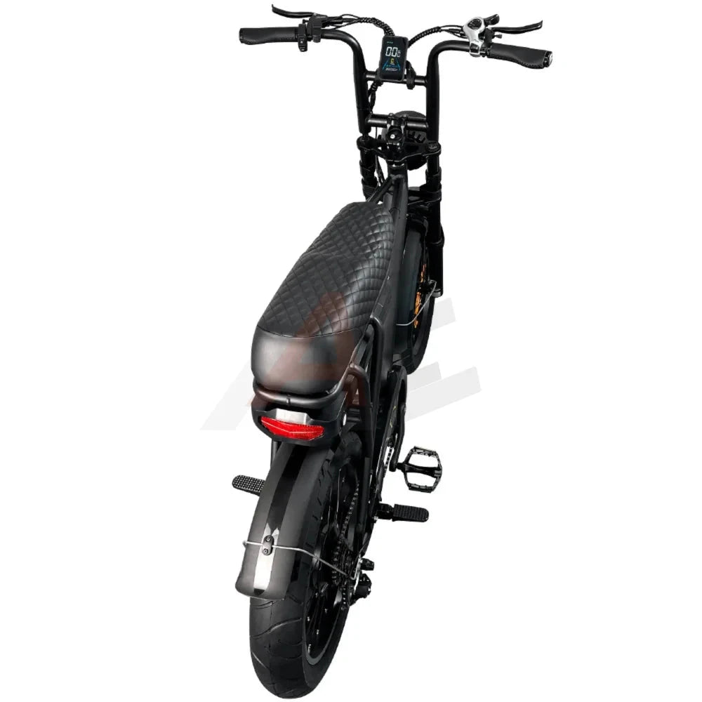 EB2 fatbike zwart met hydraulische remmen en alarm AE-trading