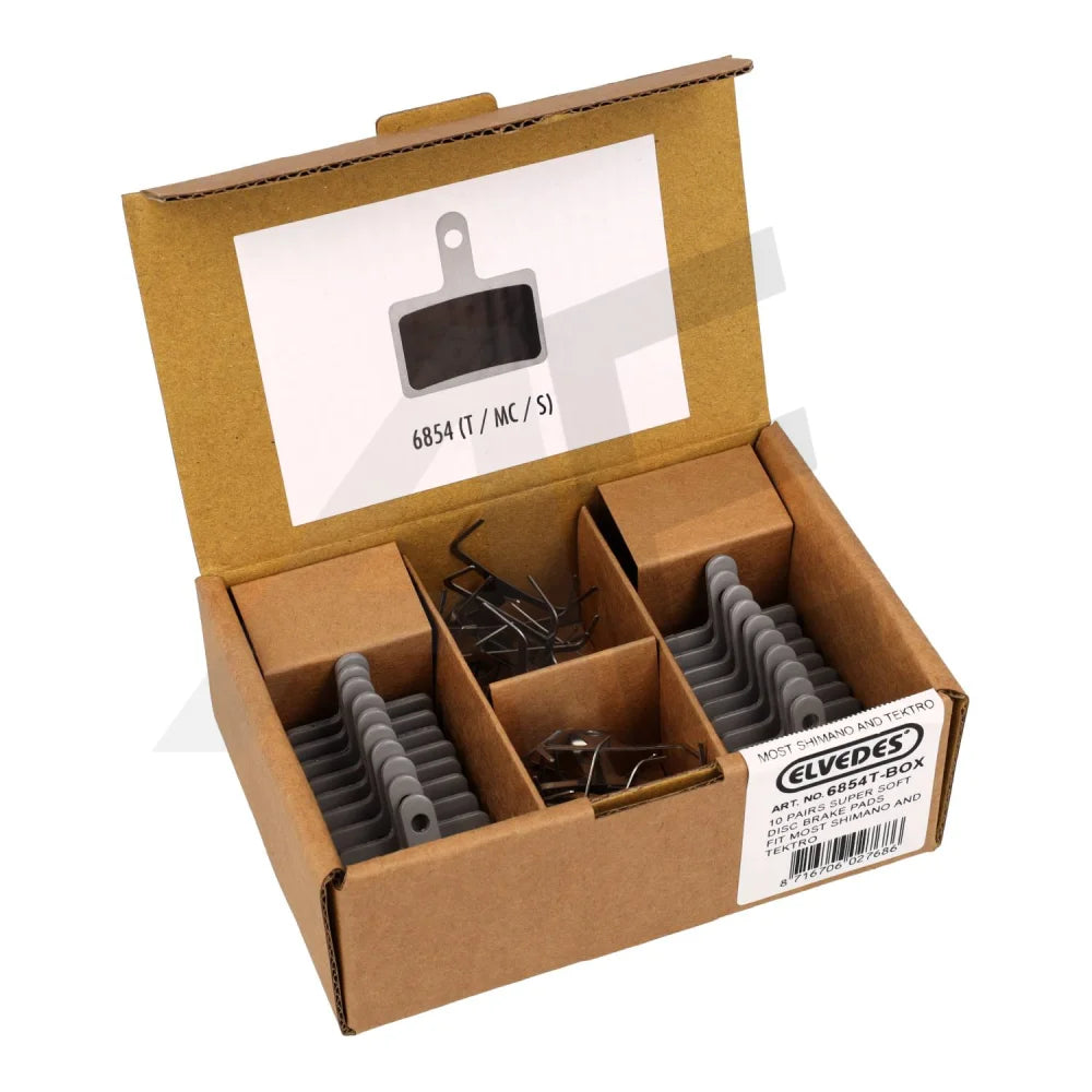 Elvedes schijfremblok Shimano 525 super soft doos (10) - AE-trading