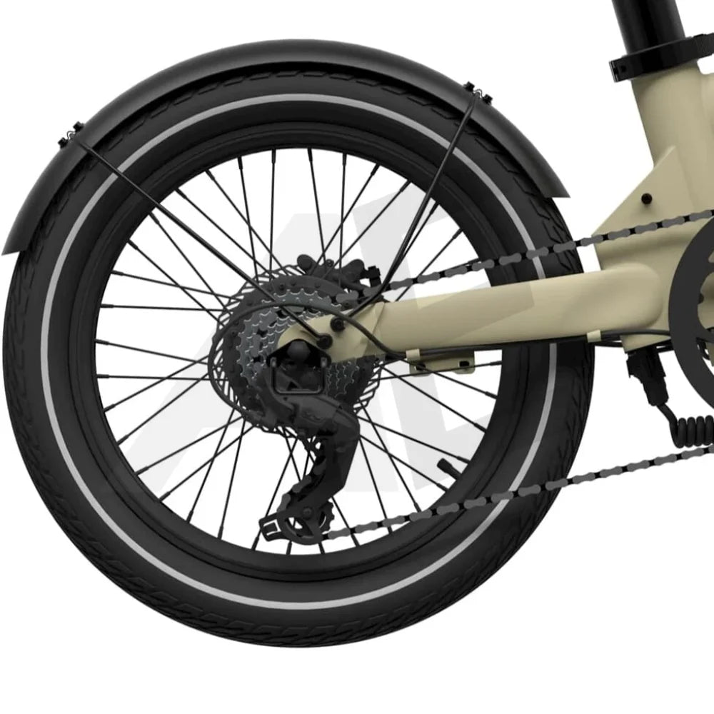Eovolt achterwiel Afternoon 20 inch zwart - AE-trading