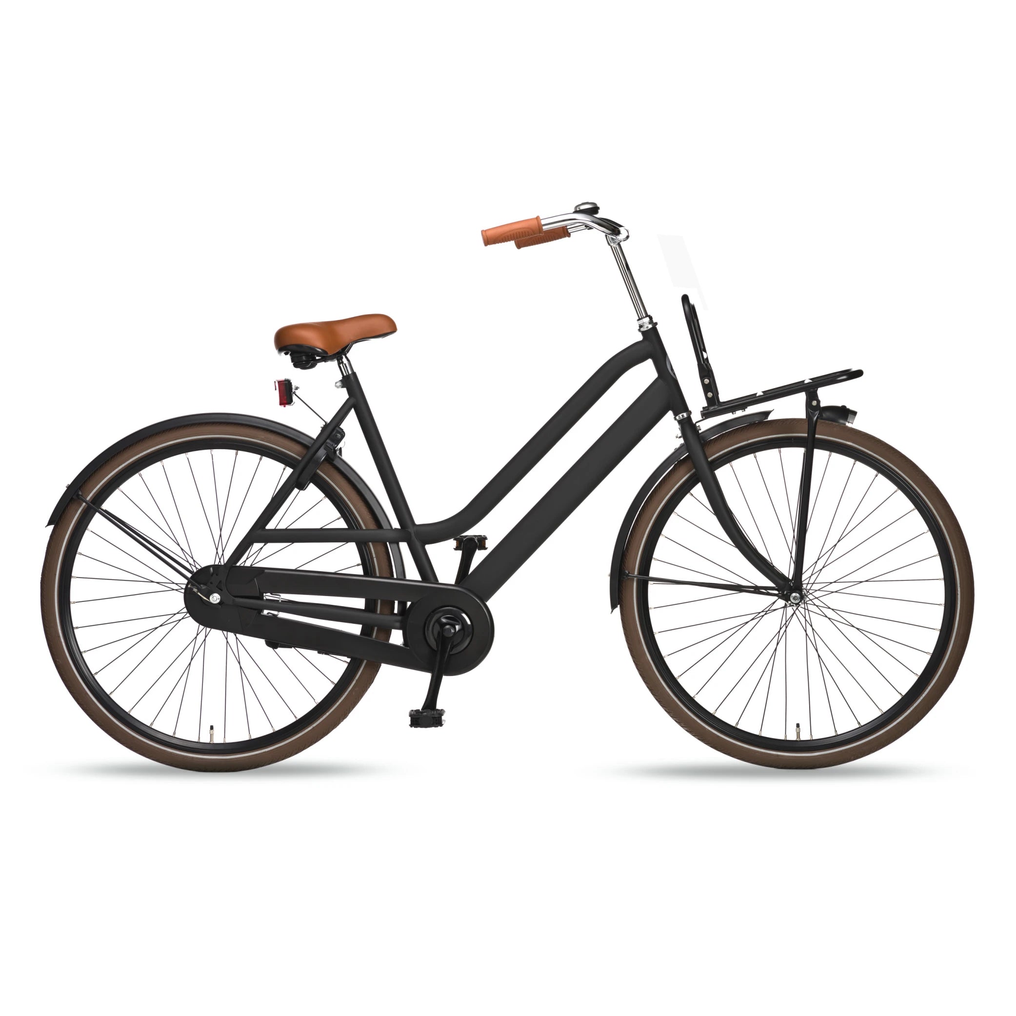 Avalon Transporter 55 cm - Elegante Mat Zwarte Fiets AE-trading