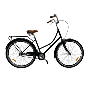 Omafiets Jade 28" 48cm Mat Zwart – Beperkte Aanbieding (In Doos Verpakt / Zonder Verlichting) AE-trading