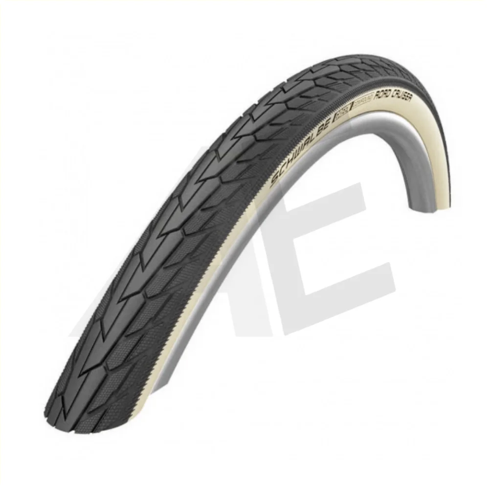 Buitenband: Schwalbe Road Cruiser Kleur: Zwart/Wit Met Reflectie Maat: 28X1 60 700X42C Etrto 42-622