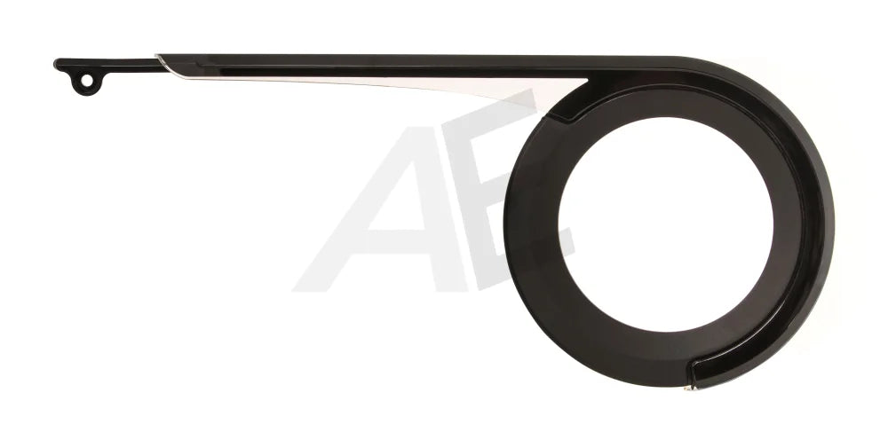 Herrmans kettingscherm Halo 38 Ø125mm 308mm transp/zwart - AE-trading