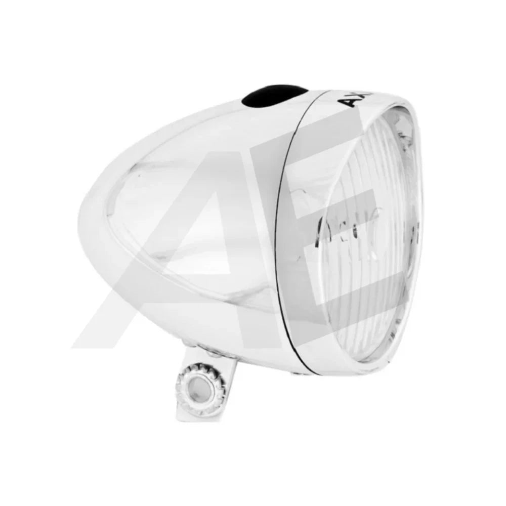 Axa Classic Led Koplamp Zilver Incl. Batterijen (Werkplaatsverpakking)