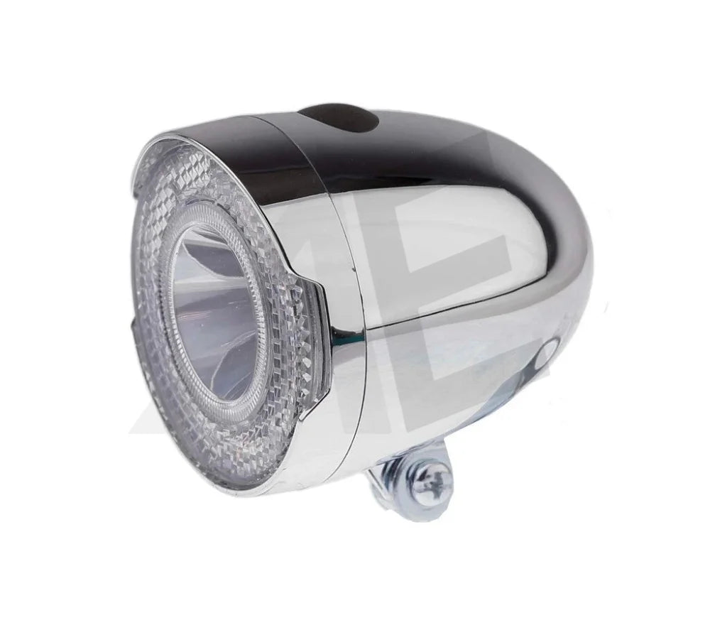 IKZI Light koplamp Retro JR batterij chroom WP - AE-trading