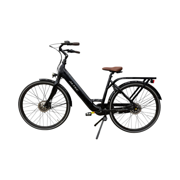 Altec Liberty - Elektrische Fiets - Glans Zwart - 28 inch - Accu 504Wh (36V, 14Ah) - 250W (42Nm) Voorwielmotor - Shimano Nexus 7 Versnellingen - Hydraulische Remmen