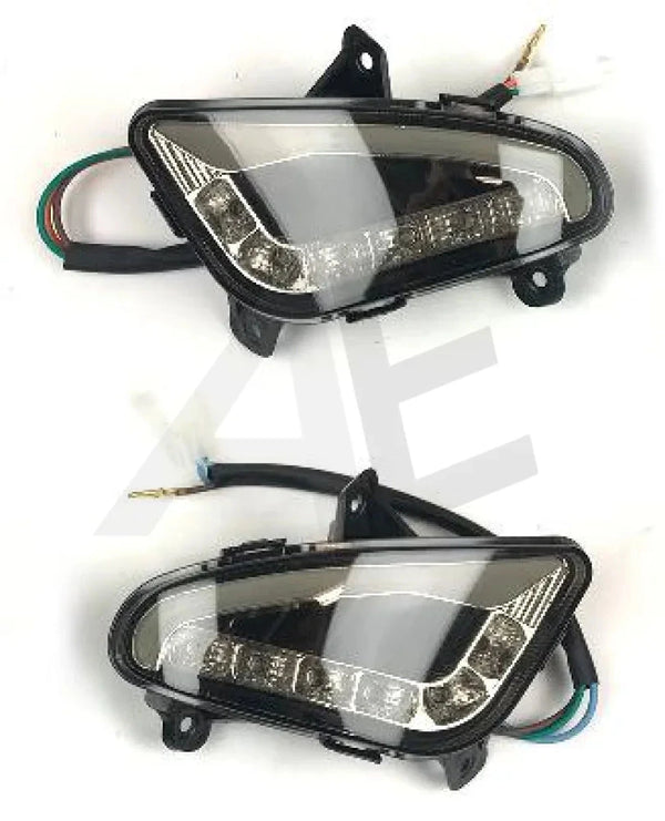 Led Knipperlicht Achterzijde Links + Rechts Look A Like Lx/S Smoke (Moving) E Keur - AE-trading
