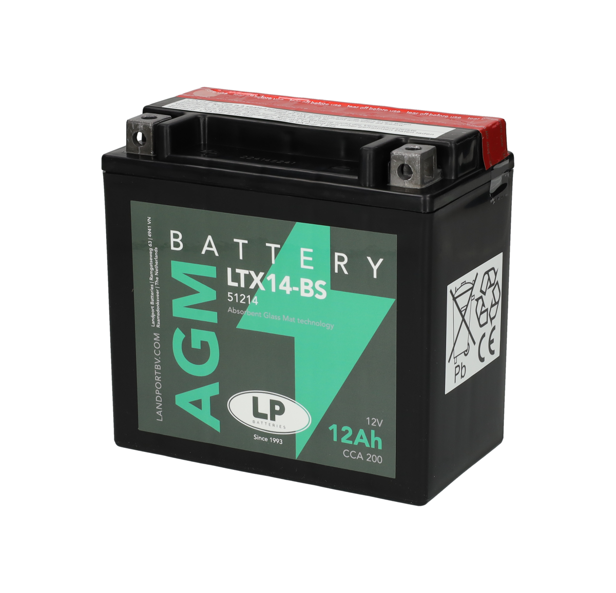 Accu Landport Ytx14 Bs / Ltx14 Bs - AE-trading