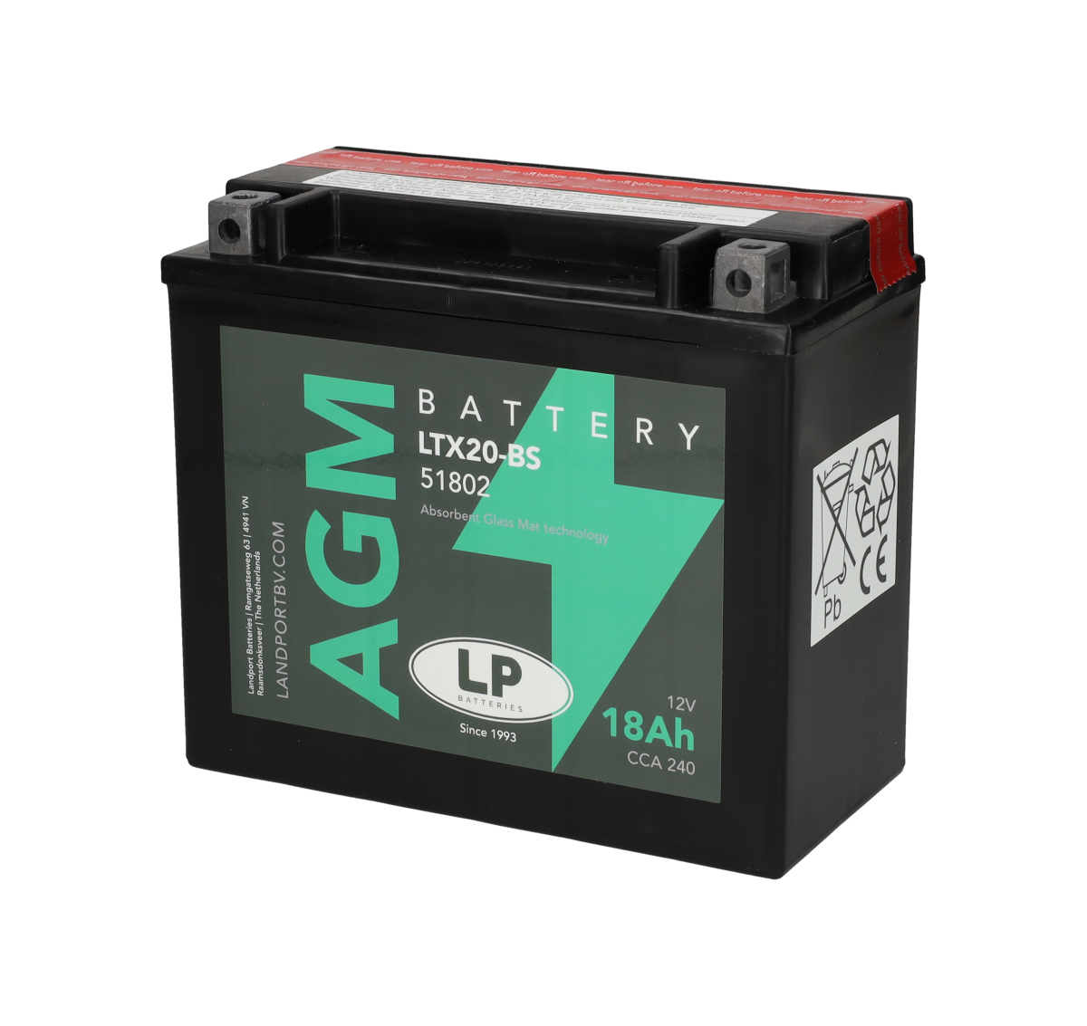 Accu Landport Ytx20 Bs / Ltx20 Bs - AE-trading