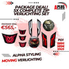 Package Deal 5 X Knipperlichtset Alpha Voorzijde Passend Op Zip + 5 X Knipperlichtset Alpha Achterzijde Passend Op Zip + 5 X Achterlicht Alpha Moving Passend Op Piaggio Zip (5895 + 5896 + 5925) - AE-trading