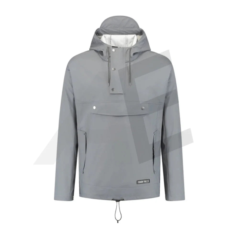 Mirage Rainfall regenjack closed soft touch M earl-grey - AE-trading