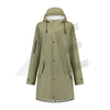 Mirage Rainfall trenchcoat soft touch S olive-green - AE-trading