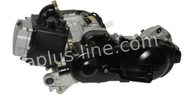 Motorblok 12 Inch Gy6 Carburateur Versie (Lange As) - AE-trading