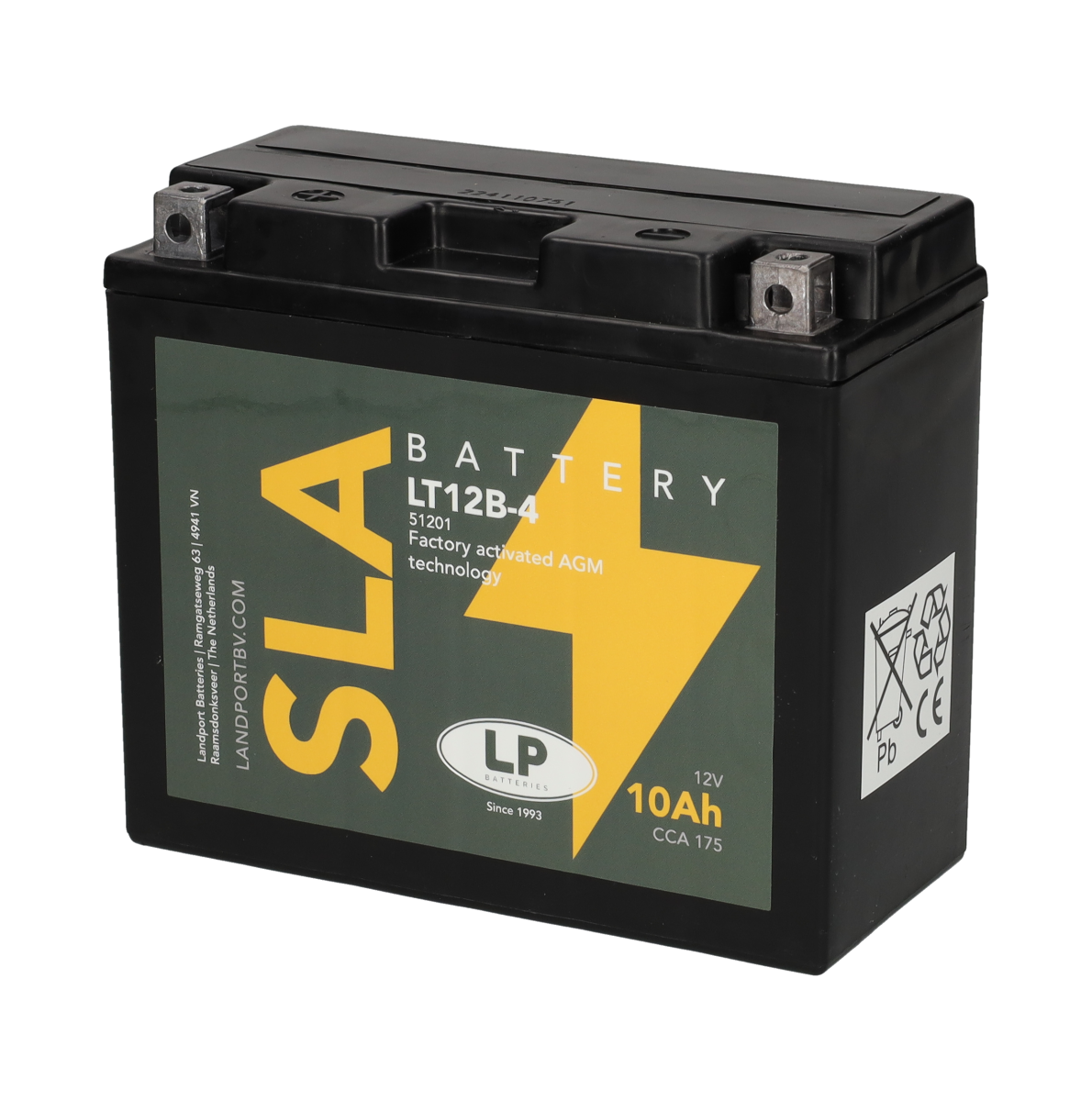 Accu Sla Landport Yt12 B 4/ Lt12 B 4 - AE-trading