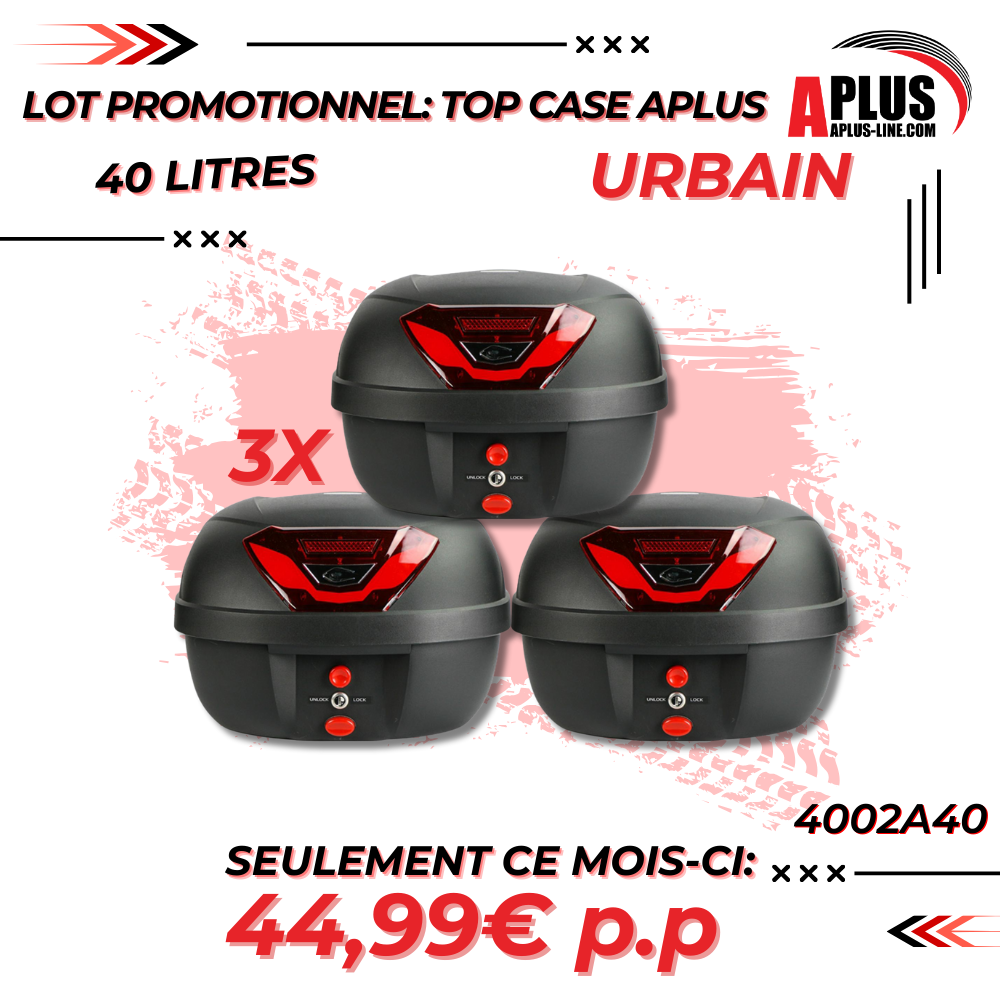 Package Deal 3 X Topkoffer Aplus Urban 40 Liter (3 X 4002 A40) - AE-trading