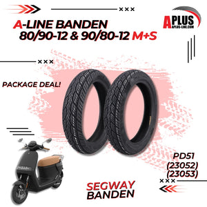 Package Deal 1 X Band A Line 80/90 12 Tl 51 J Pr356 (All Weather) M+S + 1 X Band A Line 90/80 12 Tl 51 J Pr356 (All Weather) M+S (23052 + 23053) - AE-trading