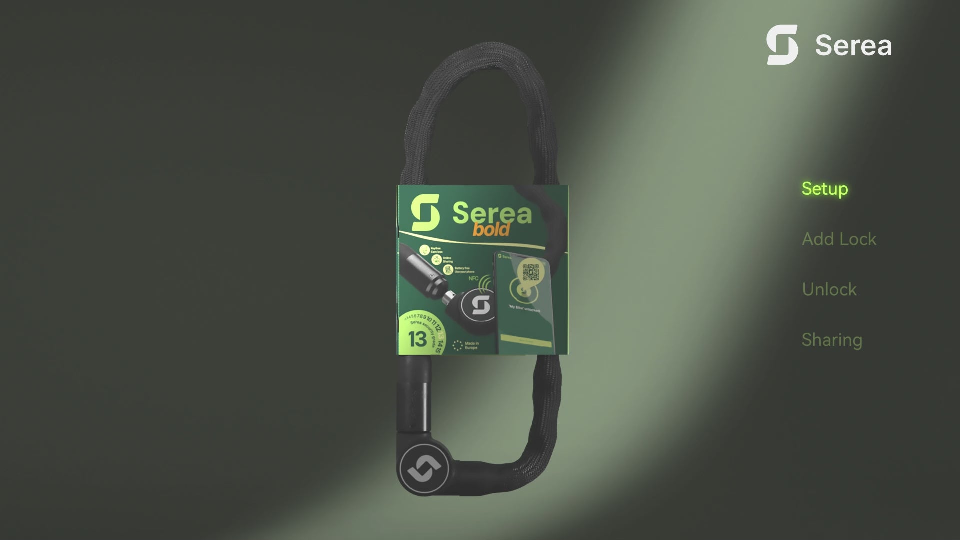 Serea Swift fietsslot  - AE-trading