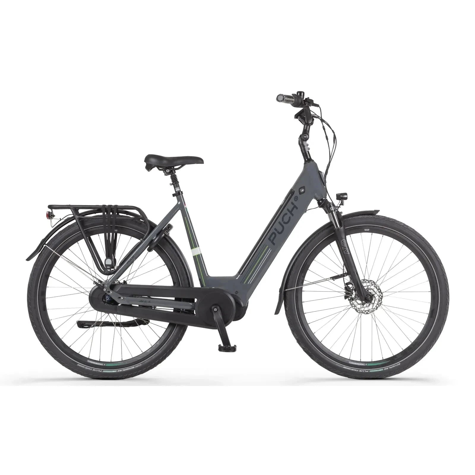 Puch E-Modern Elektrische fiets - N7 - Damesfiets - Basalt Grijs Glans AE-trading