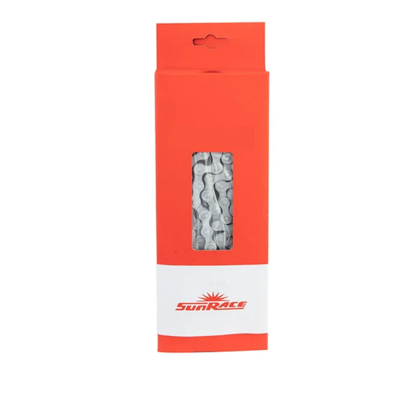 SunRace ketting CNM84, 1/2 x 3/32 8-speed, 116L grijs - AE-trading