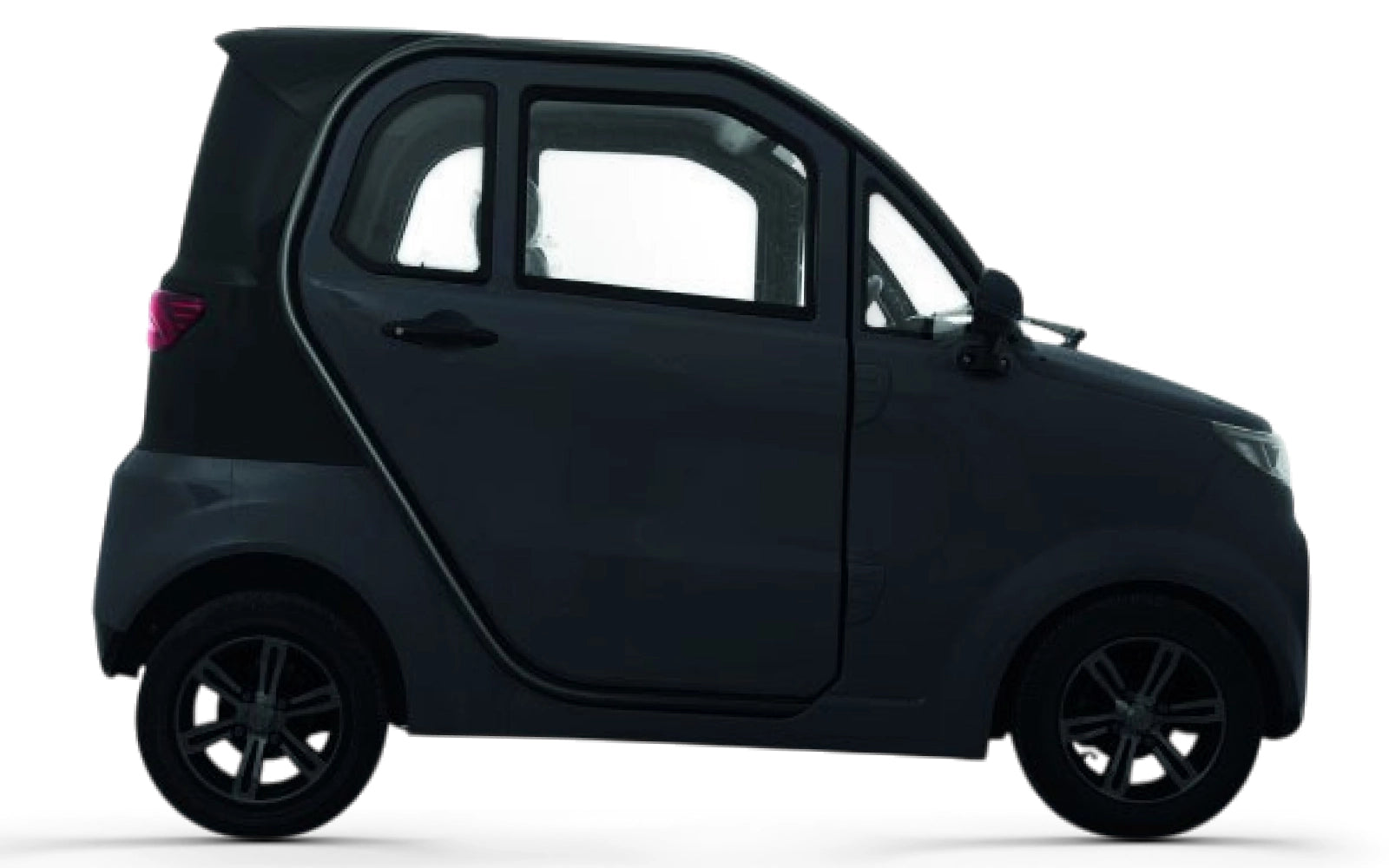 Tomos EC01 – Elektrische Brommobiel – Microcar 45 km/u – 2500W Motor – 100 km Actieradius – 2-zitter met Luxe Uitvoering - Zwart - AE-trading