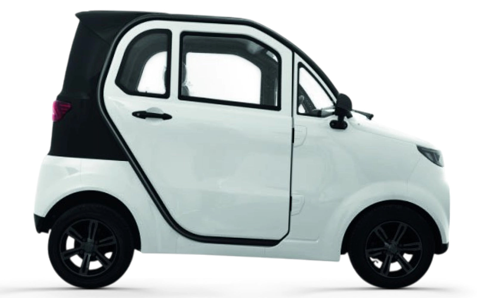 Tomos EC01 – Elektrische Brommobiel – Microcar 45 km/u – 2500W Motor – 100 km Actieradius – 2-zitter met Luxe Uitvoering - Wit - AE-trading
