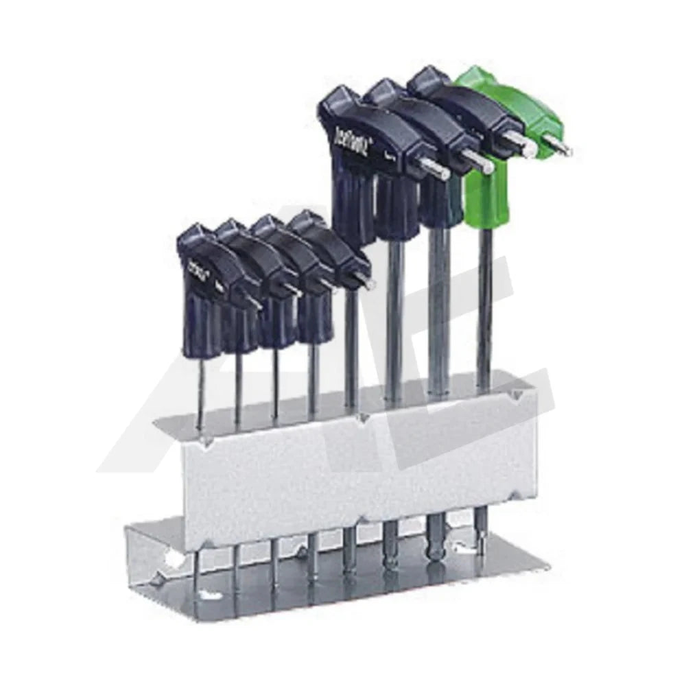 Lifu Inbussleutel Set 8Delig + Kogelkop 2/2.5/3/4/5/6/8/10 Torx T15