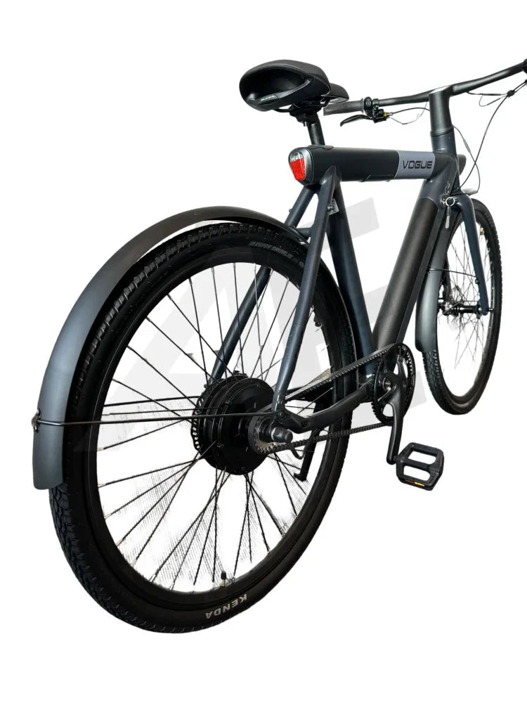 Vogue C4 Elektrische Fiets 7Sp Belt 36V 12 8Ah E-Bike - Stealth Black Vogue E-Bike