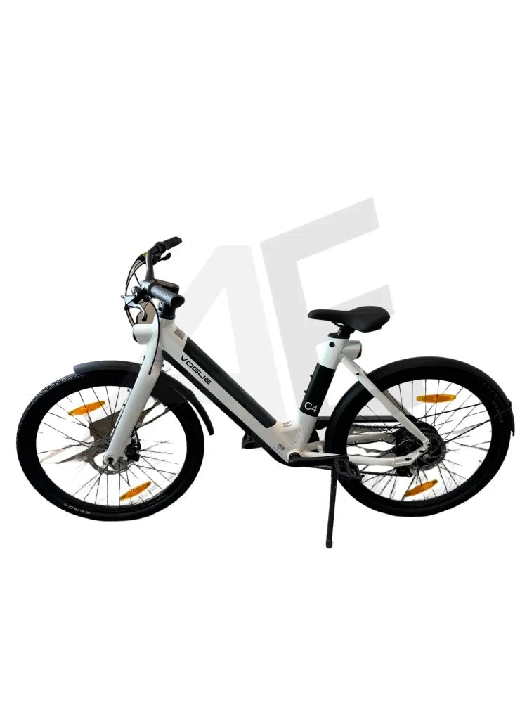 Vogue C4 Lady Elektrische Fiets 7Dr Shimano 9 6Ah 36V 345 6Wh E-Bike - Glacier White Vogue E-Bike