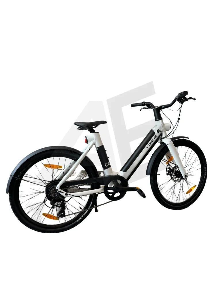 Vogue C4 Lady Elektrische Fiets 7Dr Shimano 9 6Ah 36V 345 6Wh E-Bike - Glacier White Vogue E-Bike