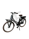 Vogue Elite Elektrische Fiets 3 Versnellingen 13Ah 50Cm E-Bike - Mat Zwart Met Bruine Accenten