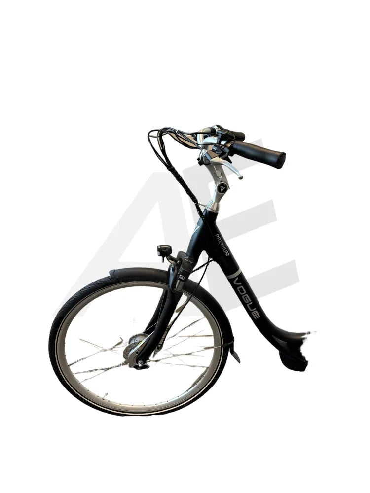 Vogue Premium E-Bike 7Sp 48Cm Lage Instap - Mat Zwart Vogue E-Bike