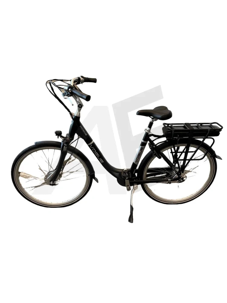 Vogue Premium E-Bike 7Sp 48Cm Lage Instap - Mat Zwart Vogue E-Bike