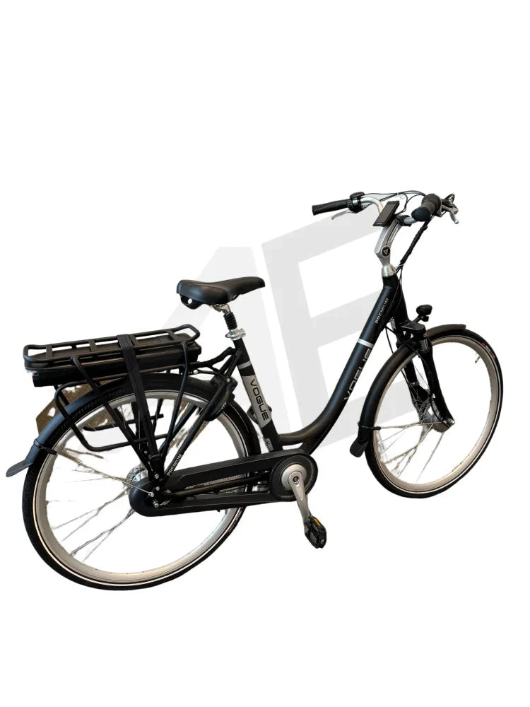 Vogue Premium E-Bike 7Sp 48Cm Lage Instap - Mat Zwart Vogue E-Bike