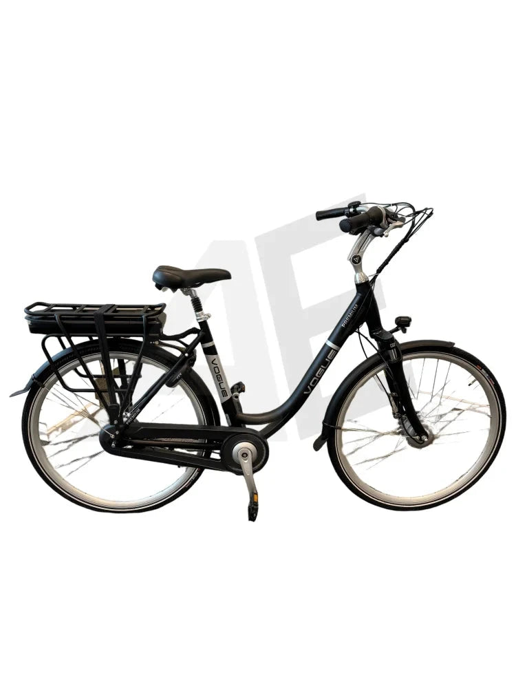 Vogue Premium E-Bike 7Sp 48Cm Lage Instap - Mat Zwart Vogue E-Bike