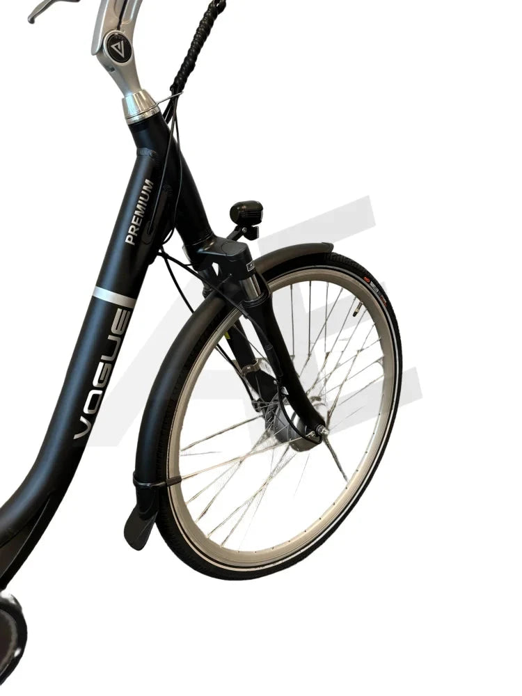 Vogue Premium E-Bike 7Sp 48Cm Lage Instap - Mat Zwart Vogue E-Bike