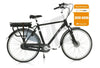 Vogue Premium Elektrische Fiets 7Sp 56Cm E-Bike 13Ah 36V 468Wh - Mat Zwart Vogue E-Bike