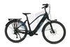 Vogue SLX M420 Elektrische Fiets 9RD Shimano Versnellingen 51cm met Hydraulische Remmen - Mat Zwart Blauw AE-trading