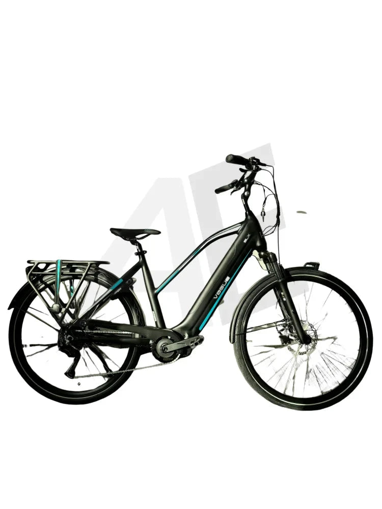 Vogue Slx M420 Elektrische Fiets 9Rd Shimano Versnellingen 51Cm Met Hydraulische Remmen - Mat Zwart