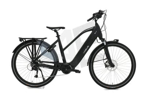 Vogue SLX M420 Elektrische Fiets 9RD Shimano Versnellingen 51cm met Hydraulische Remmen - Mat zwart Grijs AE-trading