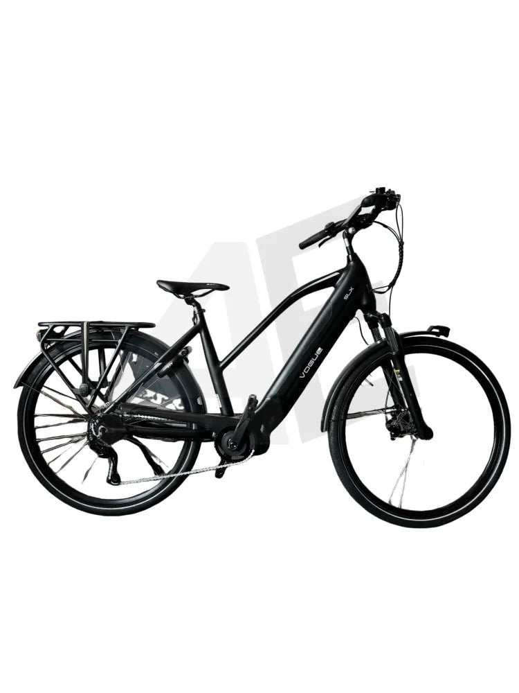 Vogue Slx M420 Elektrische Fiets 9Rd Shimano Versnellingen 51Cm Met Hydraulische Remmen - Mat Zwart