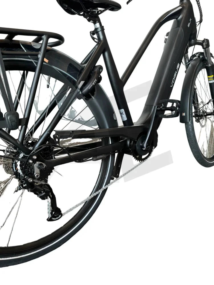 Vogue Slx M420 Elektrische Fiets 9Rd Shimano Versnellingen 51Cm Met Hydraulische Remmen - Mat Zwart