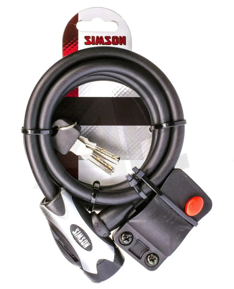 Simson Spiraalkabelslot ’’ Regular Size Xl 10Mmx150Cm