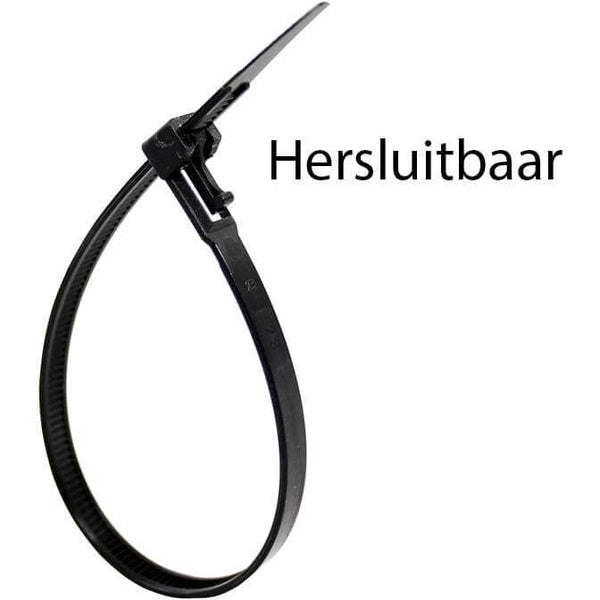 zak kabelbinder hersluitbaar 250x7.5 (100) - AE-trading