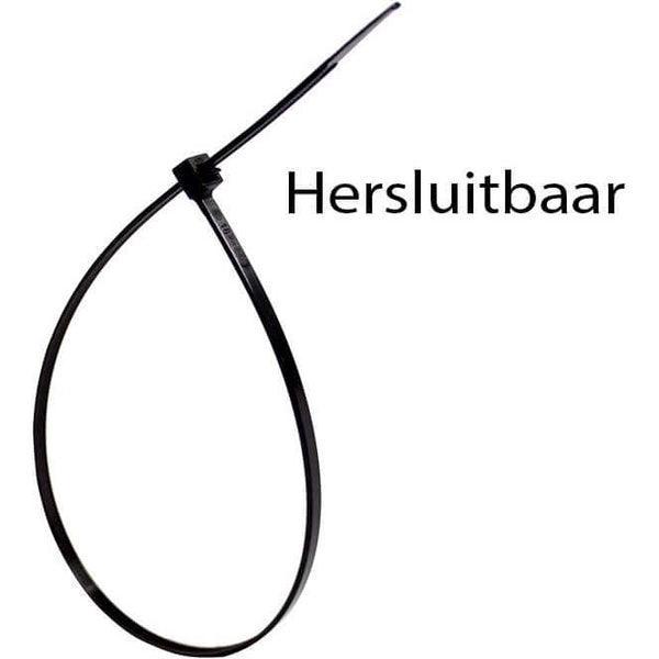 zak kabelbinder hersluitbaar 280x3.5 (100) - AE-trading
