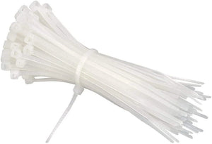 zak kabelbinder wit 200mmx2.5mm(100) - AE-trading