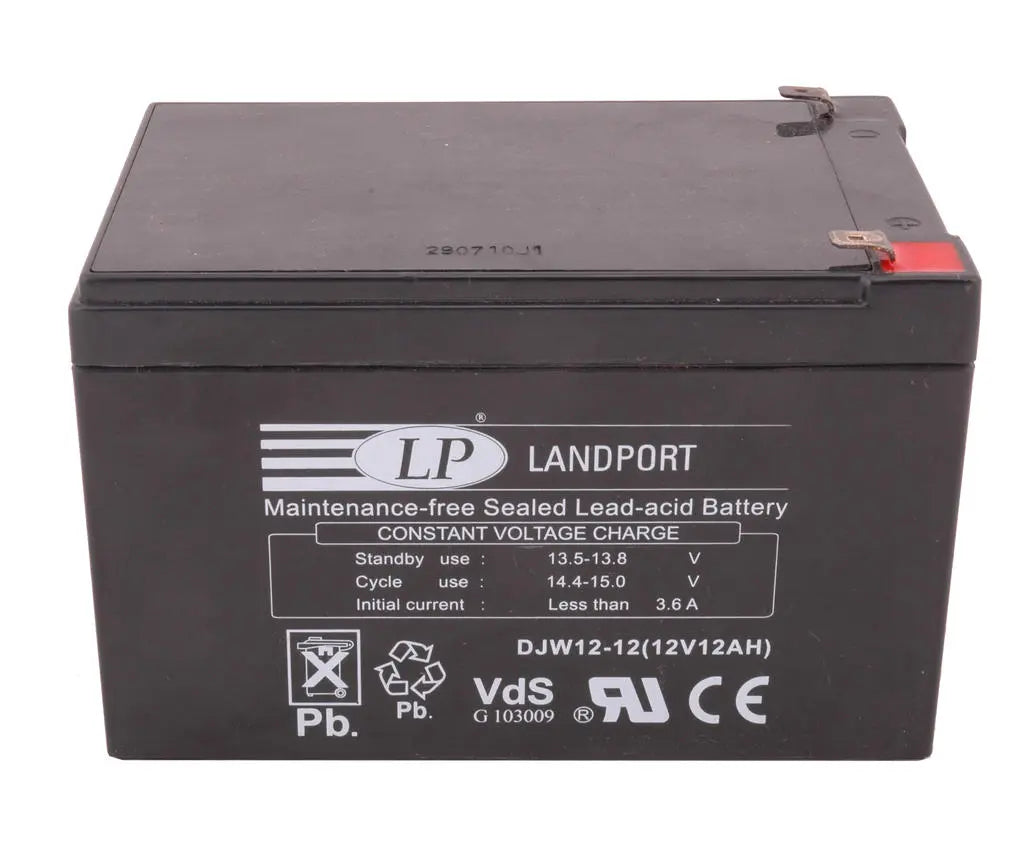 Accu Landport DJW12-12 SLA (12V/12A) - AE-trading